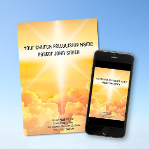 DIGITAL DOWNLOAD Heavenly Cloud Church Invitation