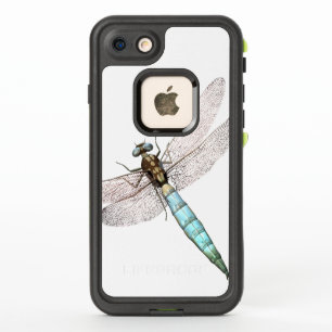 Digital Dragonfly on White