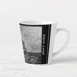 Digital drawing Swan Lake LS Latte Mug