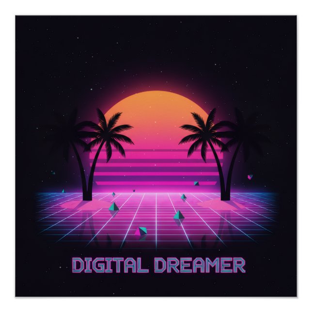 Digital Dreamer High-Gloss Poster (Front)