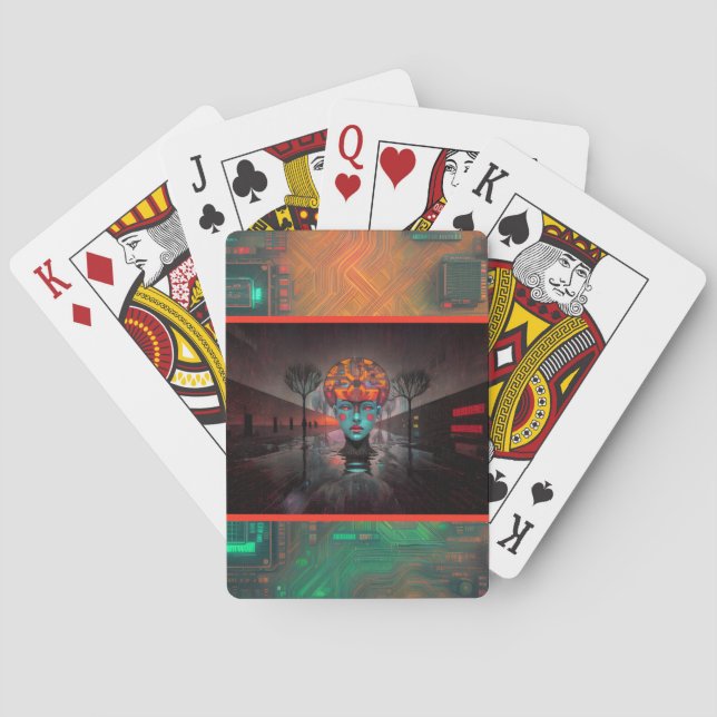 Digital Dreaming Playing Cards (Back)