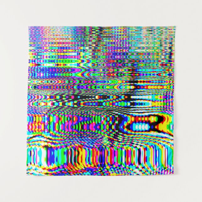 Digital effects. Multicolor abstract background. C Tapestry (Front)