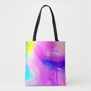 Digital effects. Multicolor abstract background. C Tote Bag