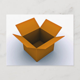 Digital Empty Box Postcard