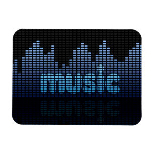 Digital Equalizer Music Wall - Flexible Magnet