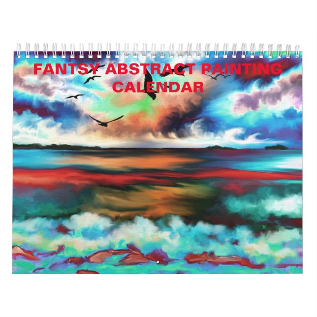 Digital Fantasy Abstract Painting Art Calendar (Cover)