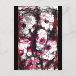 Digital Fingerpainting of zombies jack larson... Postcard