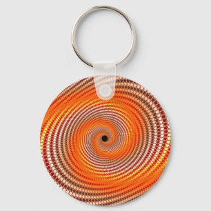Digital flare - Fractal Key Ring