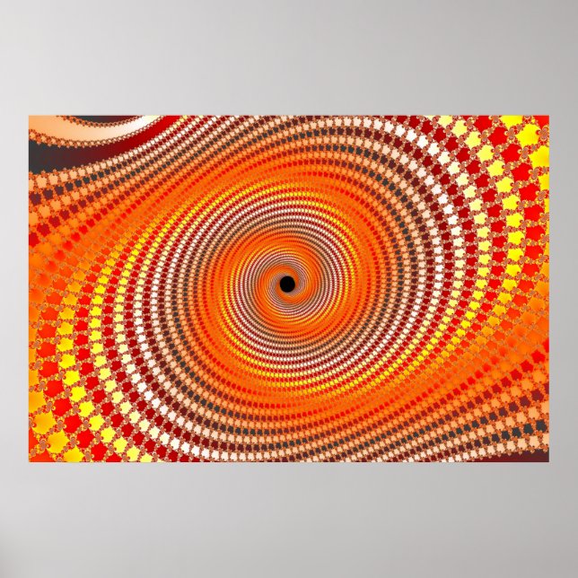 Digital Flare - Fractal Poster (Front)