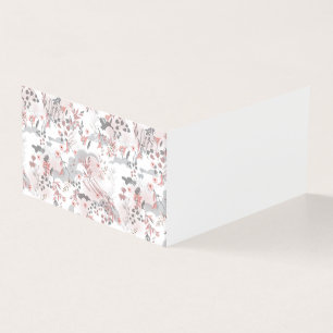 Digital Floral Pattern on Pastel Tones