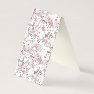 Digital Floral Pattern on Pastel Tones