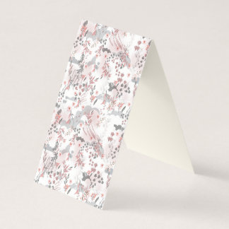 Digital Floral Pattern on Pastel Tones