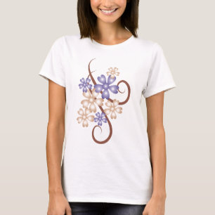 Digital Floral Pattern Tops