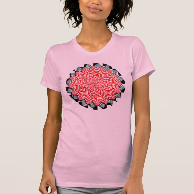 Digital Flower by Kenneth Yoncich T-Shirt (Front)
