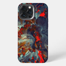 Digital flowers in ash and charcoal over coals thr
