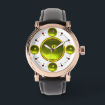 DIGITAL GEM STONE  gold yellow topaz Watch<br><div class="desc">Elegant , classy and unique design with a vibrant 3D gem stone -Digital printing design by BALDESIGN3D (c)</div>