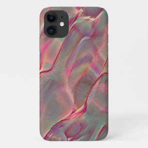 Digital grainy rocky satin, peach or living coral Case-Mate iPhone case