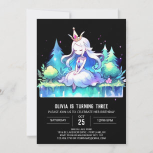 Digital Happy Princess Birthday Invitation