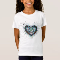 Digital Heart Sacred Geometry Heart Design 
