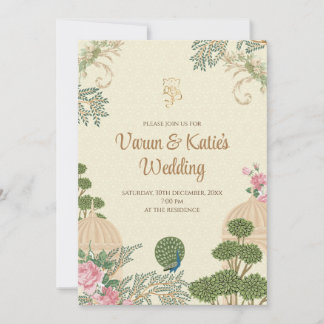 Digital Hindu invitation as Hindu wedding invite