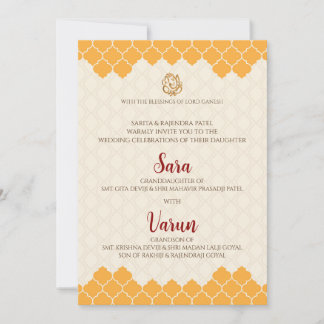 Digital Hindu Wedding card Indian wedding card