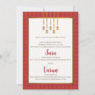 Digital Hindu Wedding card Indian wedding card
