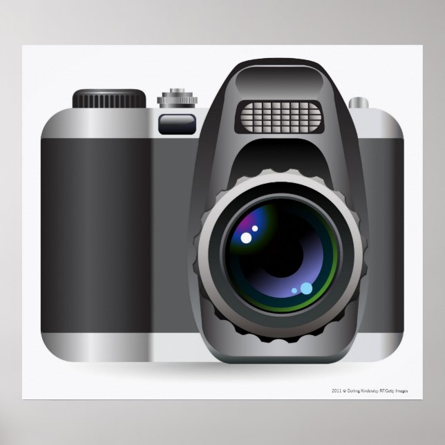 Digital illustration of digital camera poster (Front)