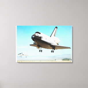 Digital illustration of Space Shuttle Canvas Print