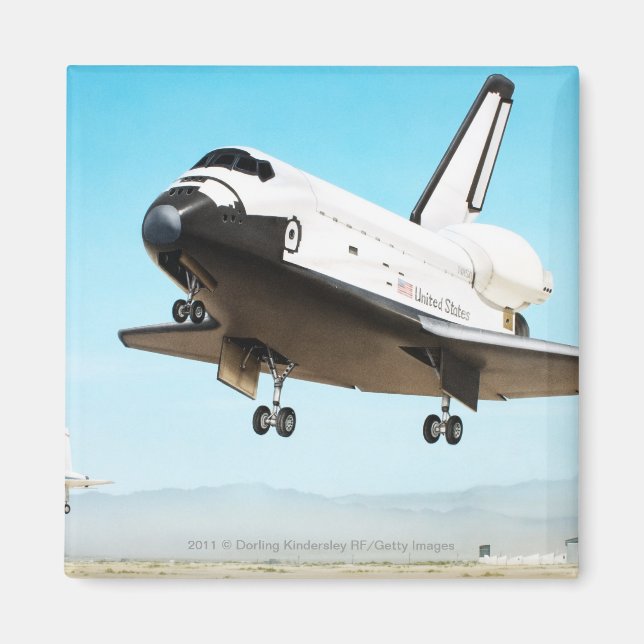 Digital illustration of Space Shuttle Magnet (Front)