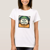 Digital Illustration of Stylized Tree with Roots a