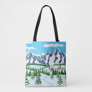 Digital illustration with the inscription coffee t tote bag