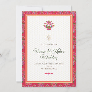 Digital Indian invitation & Indian Wedding invite