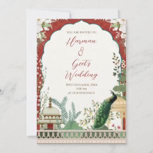 Digital Indian Wedding invite Hindu Wedding card