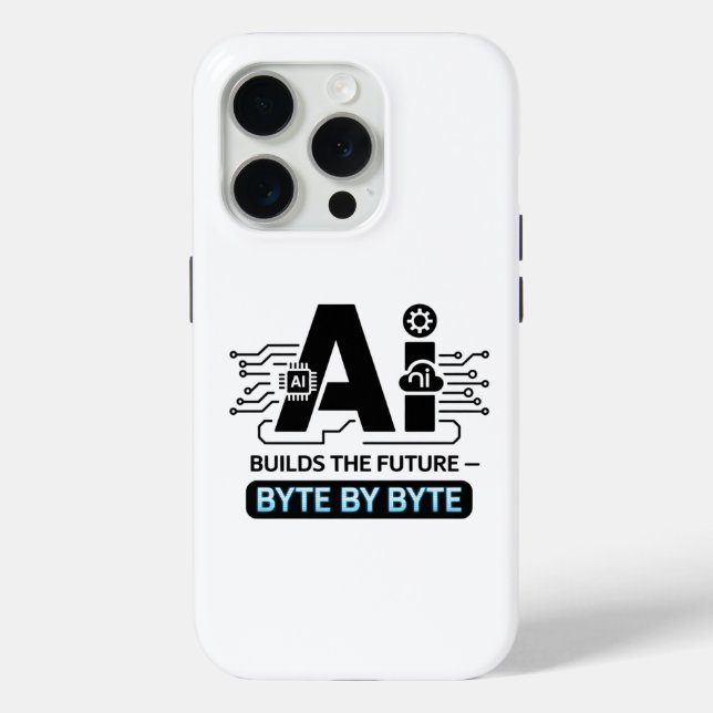 Digital Innovation Computer Science AI Art Case-Mate iPhone Case (Back)