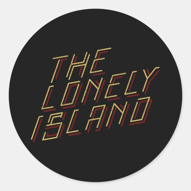 Digital Island Classic Round Sticker (Front)