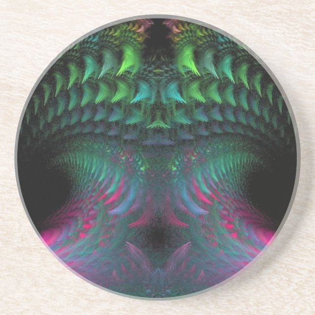 Digital Jellyfish Coaster (Front)