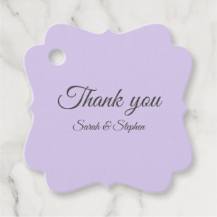 Digital Lavender Favour Tags