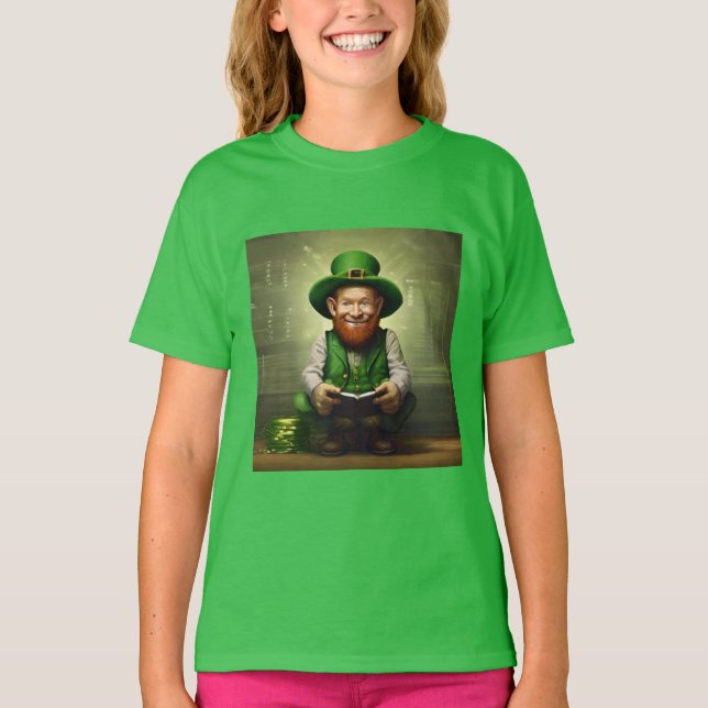 Digital Leprechaun Replechaun T-Shirt (Front)