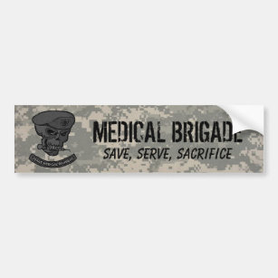 digital, Medical rangers with skul... - Customised Bumper Sticker