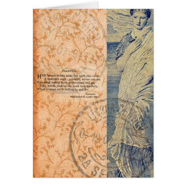 Digital Mixed Media Art, All Occasion Blank Inside (Front)