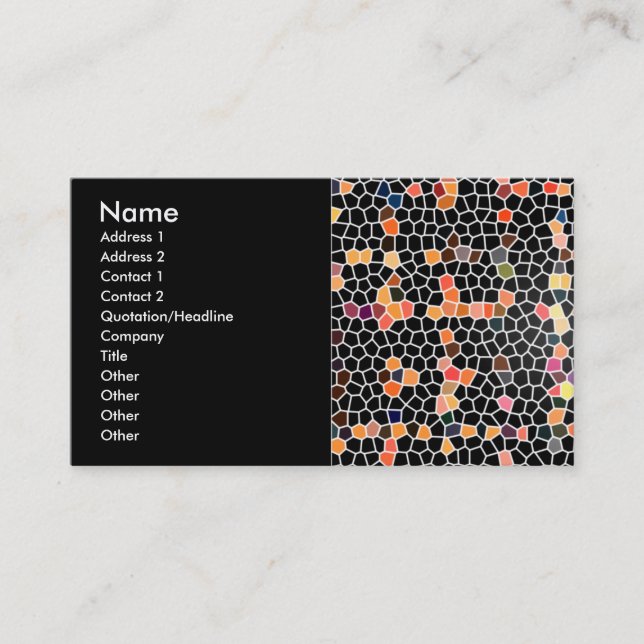 Digital Mosaics Business Card (Front)