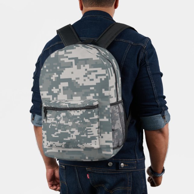 Digital Nature Camo  Printed Backpack (Insitu (Model))