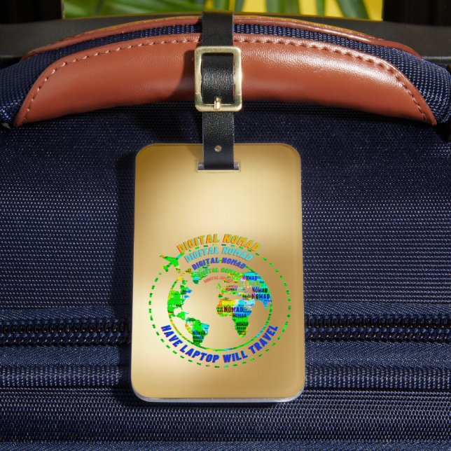 Digital Nomad Luggage Tag (Front Insitu 2)