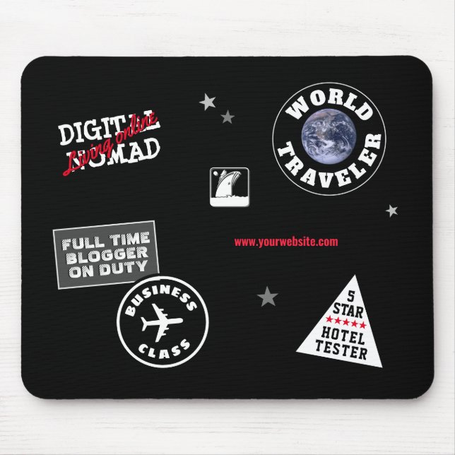 Digital Nomad Mouse Pad (Front)