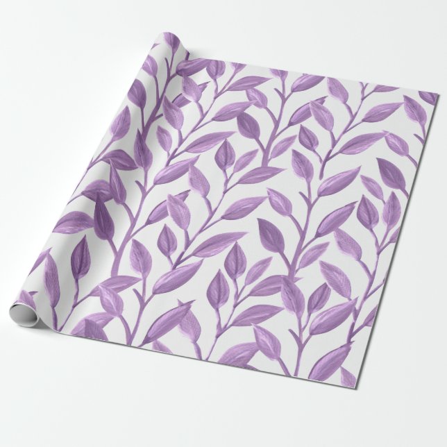 Digital paper leaves background (Unrolled)