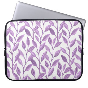 Digital paper leaves background laptop sleeve