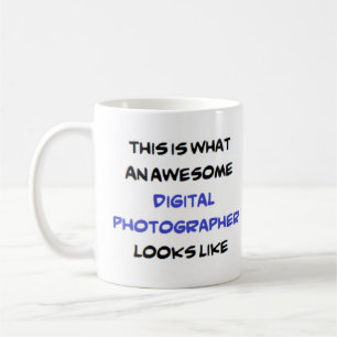 digital photographer, awesome coffee mug