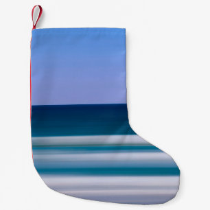 digital photography intentional blur blue seasabst small christmas stocking