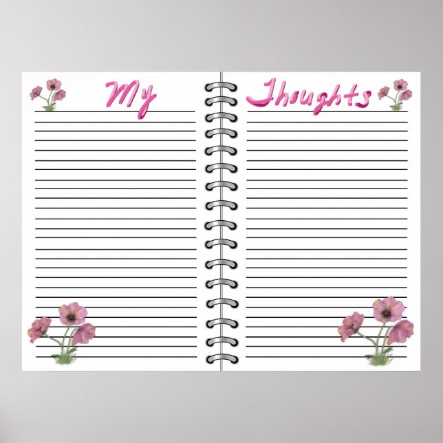 Digital Planner Template Insert Poster (Front)
