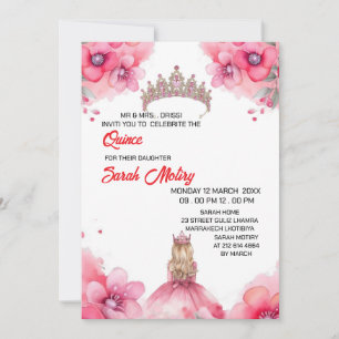 Digital Quinceañera Invitation Sweet 16 Website